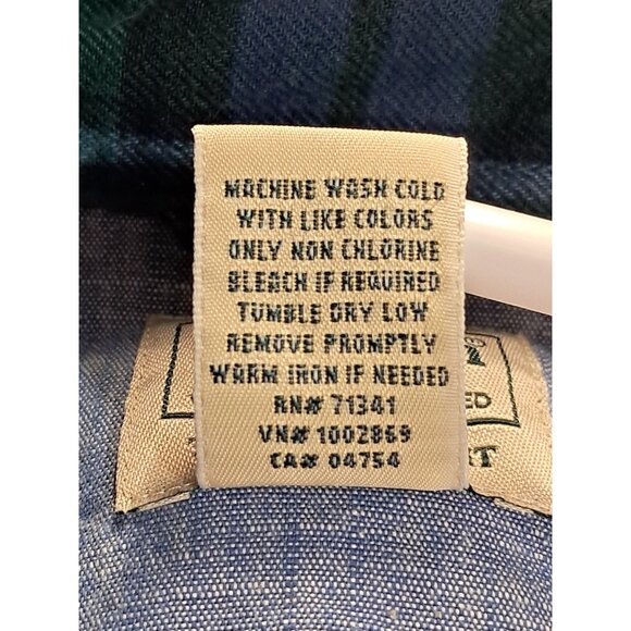 L.L.Bean Plaid Flannel Sirt Mens M Traditional Fit Lightweight Gorpcore Outdoors - Picture 5 of 15